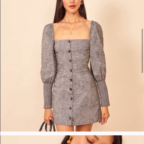 Reformation Dresses & Skirts - Reformation mini Gambino Dress in Harper updated